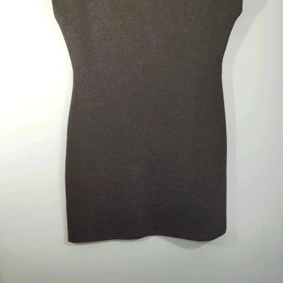 CLEARANCE Spense Minidress Beaded Collar Dress Charcoal Grey 8P - Picture 5 of 11